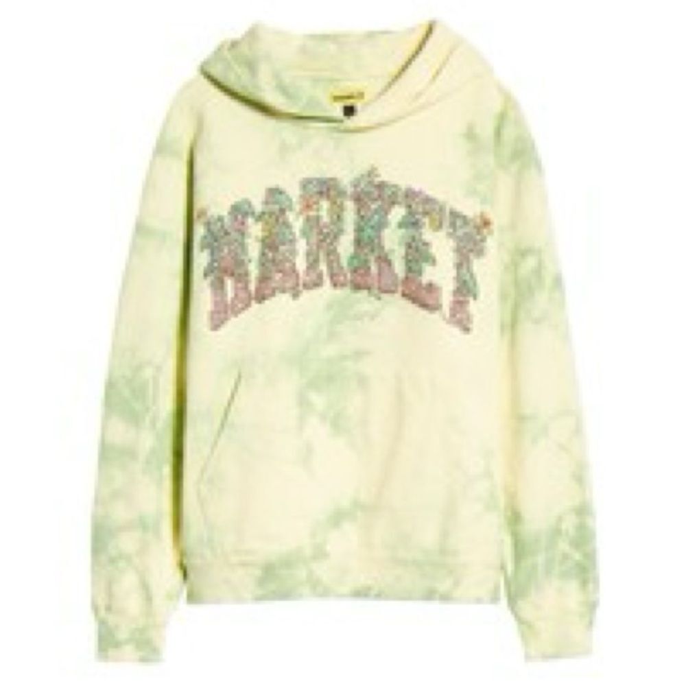 Market Arc Hawaiian Garden Tie Dye Hoodie